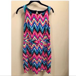 Lilly Pulitzer Chevron Dress Size 6